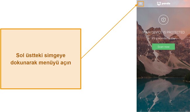 Panda Dome Ana Menü Açılışı