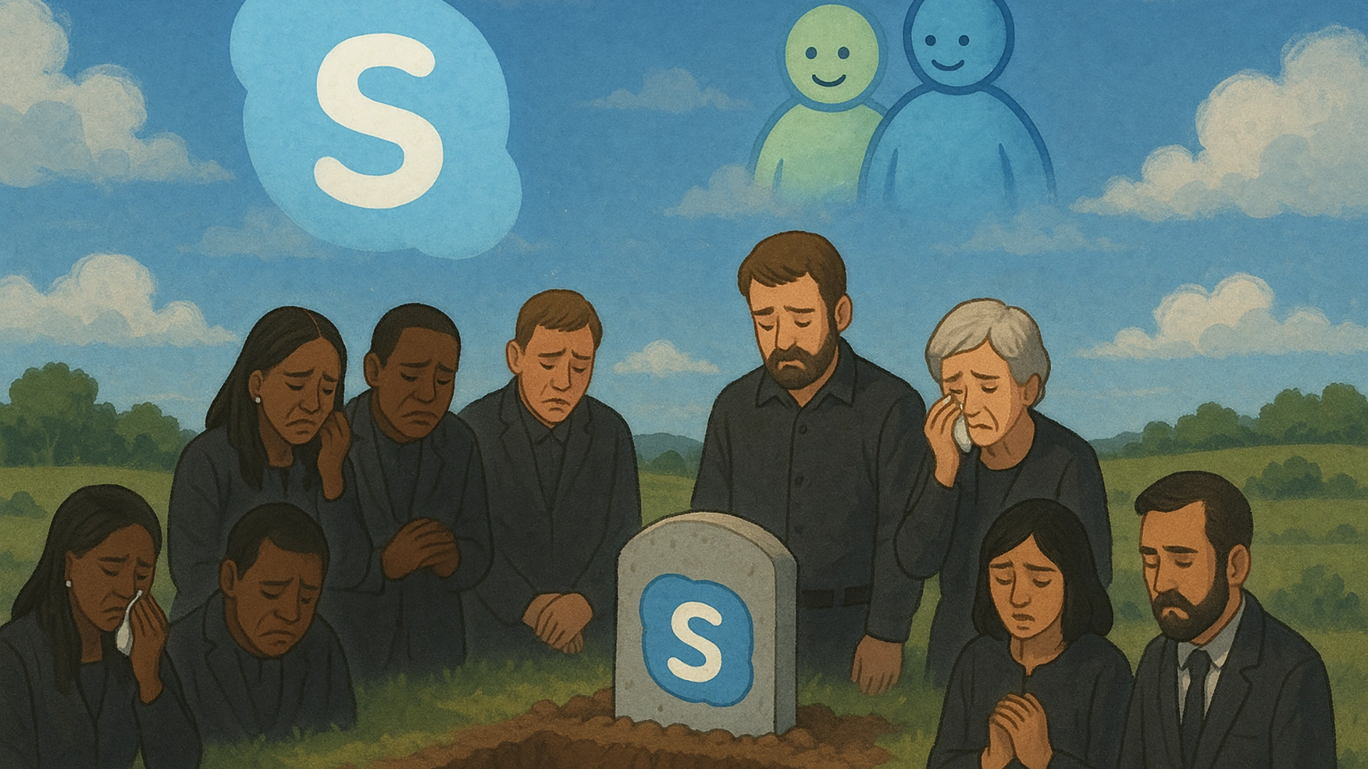 &Aring;sikt: Skype &auml;r borta &ndash; Den online minnesplats f&ouml;r en &auml;lskad teknologi